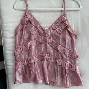 NWT Rebecca Taylor shimmer top